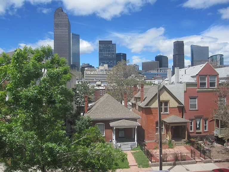 View of downtown from the third floor.