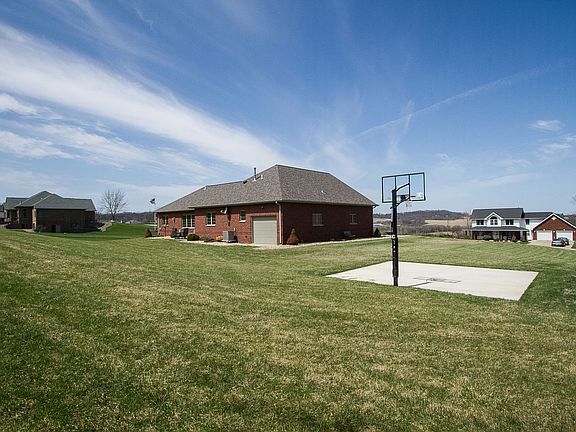 BASKETBALL COURT IN BACKYARD