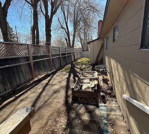 Side yard - off back porch and driveway