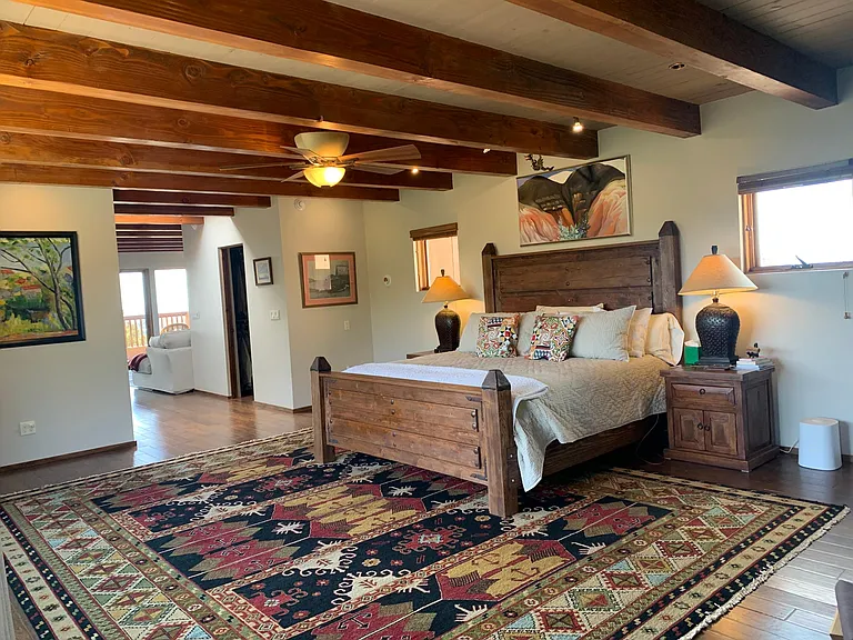 Upstairs master bedroom suite