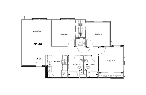 Floor plan C1
