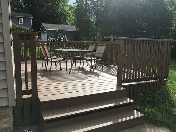 Large private deck