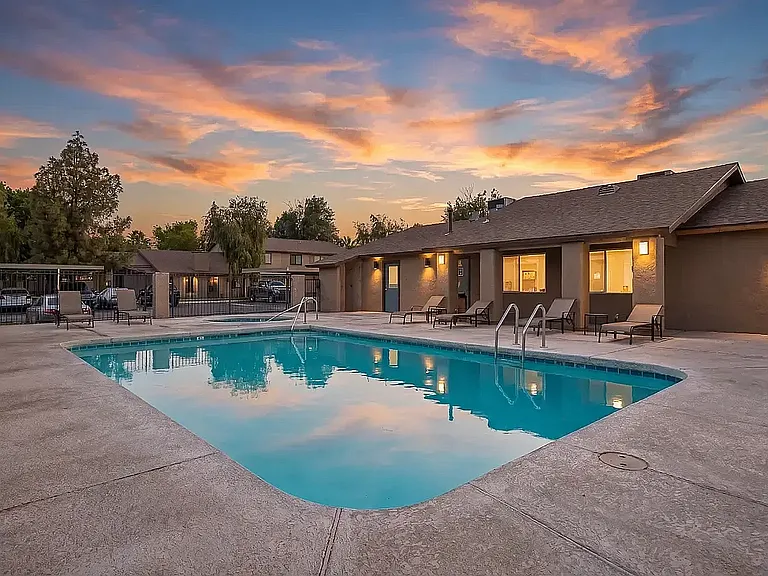 Resort-Style Sundeck and Pool in Yuma, AZ