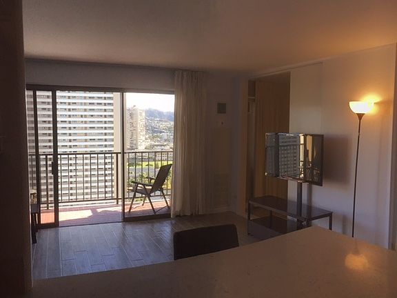 Includes HDTV and TV stand. All utilities + HD cable include