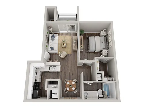 Floor plan 1X1