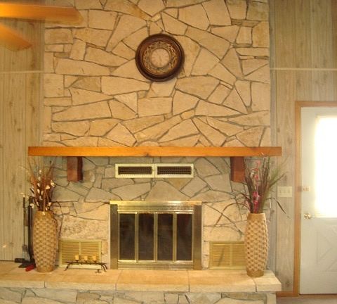Vaulted Fireplace