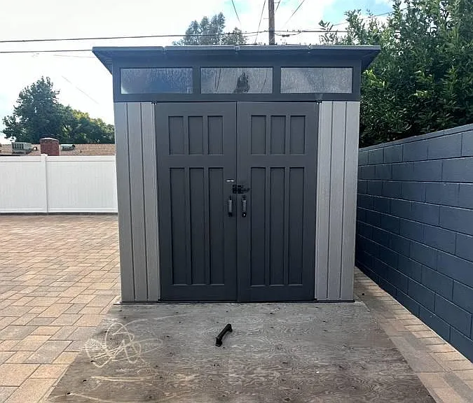 Backyard - Shed.