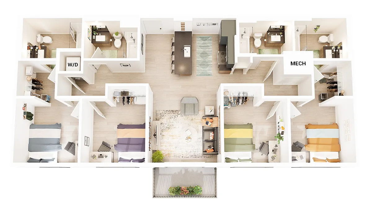 Floor plan D1