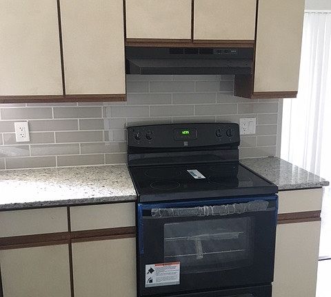 New Range and Updated Kitchen