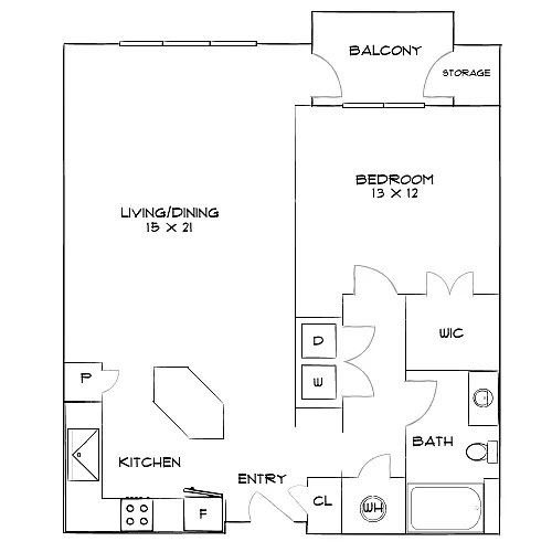 Floor plan Design 1C