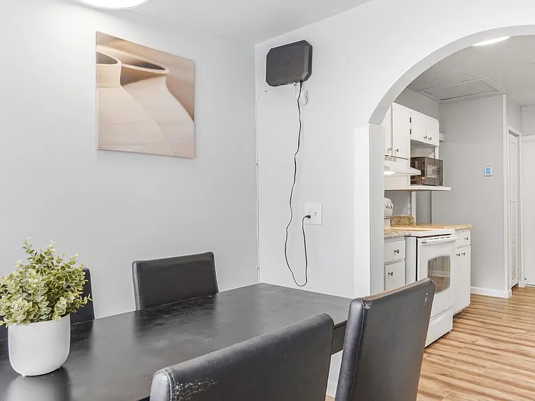 Dining table with 4 chairs and High Speed Commercial grade internet!