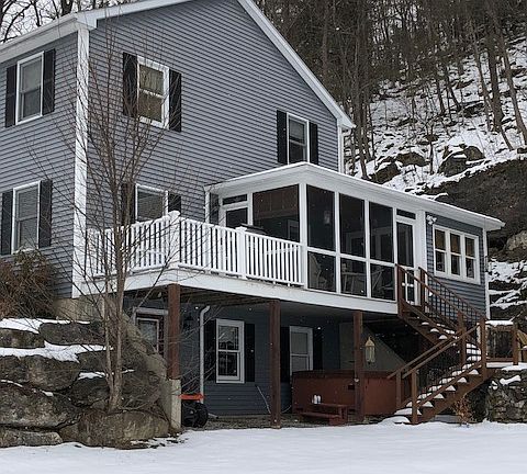 Screened porch and from yard