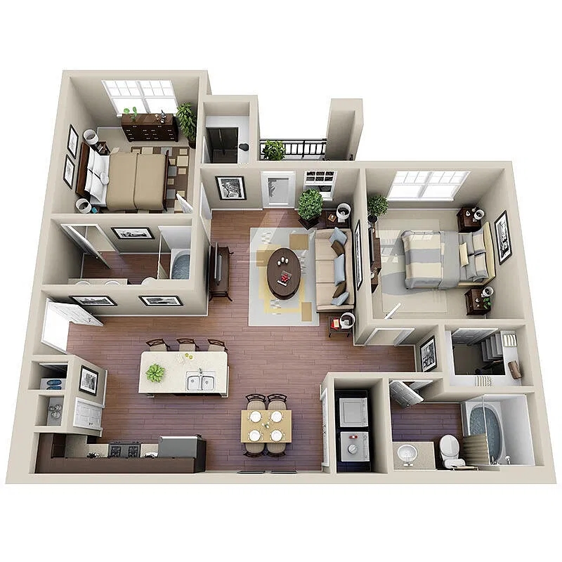 Floor plan B1