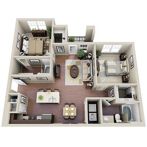 Floor plan B1