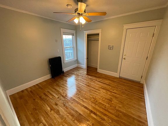Living room, front entry door.