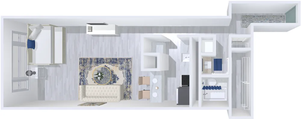 Floor plan Studio 1