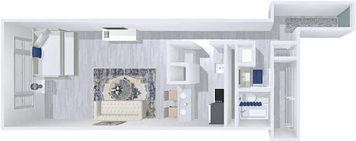 Floor plan Studio 1