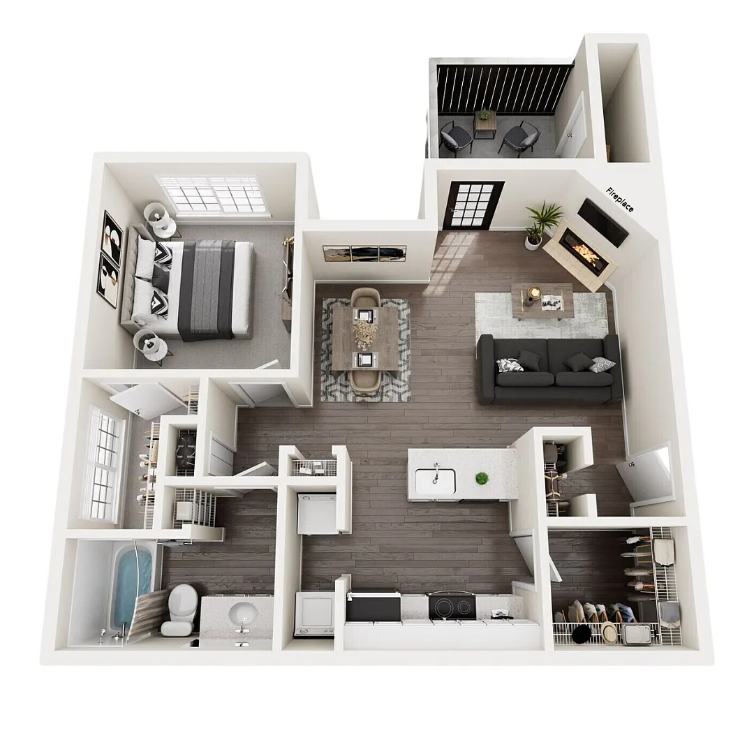Floor plan A4 Renovated