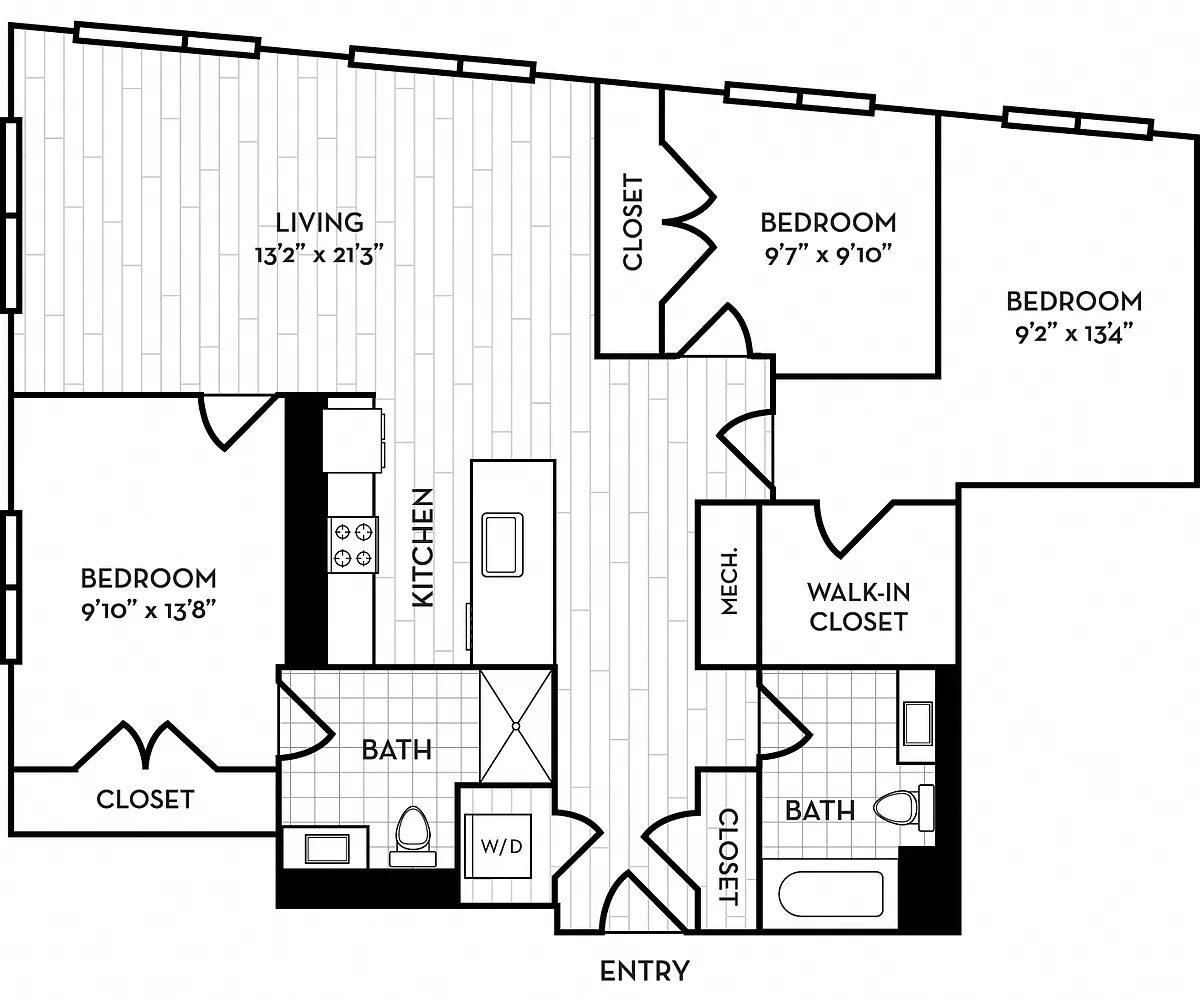 Floor plan C1 C2