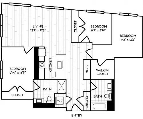 Floor plan C1 C2