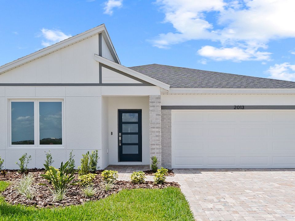 Atwood Modern Elevation at Hamilton Bluff by DRB Homes in Haines City, FL.