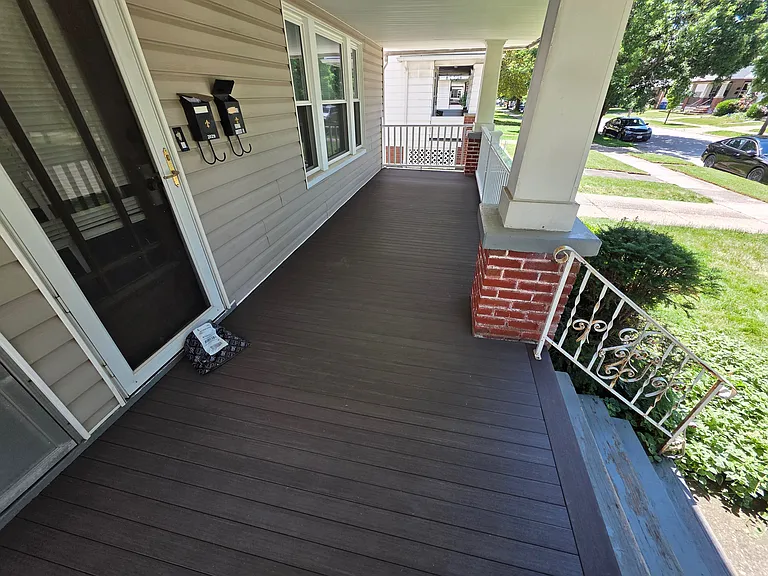 New composite decking and railing