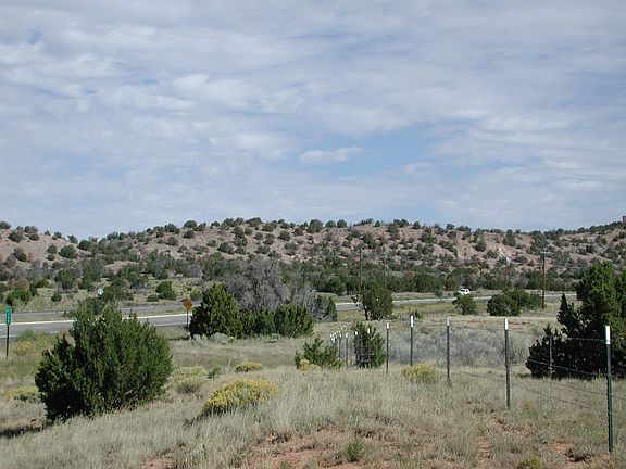 Ridgetop lot viewed from valley