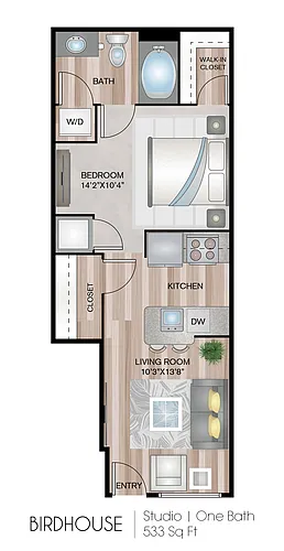Floor plan Birdhouse