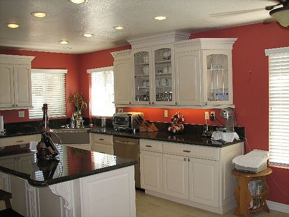Granite countertops and european cabinets