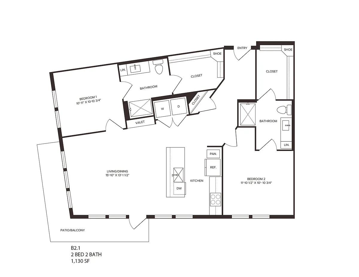 Floor plan B21