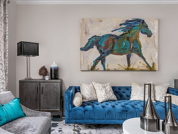 Spacious Living Room View - Oxmoor Apartments