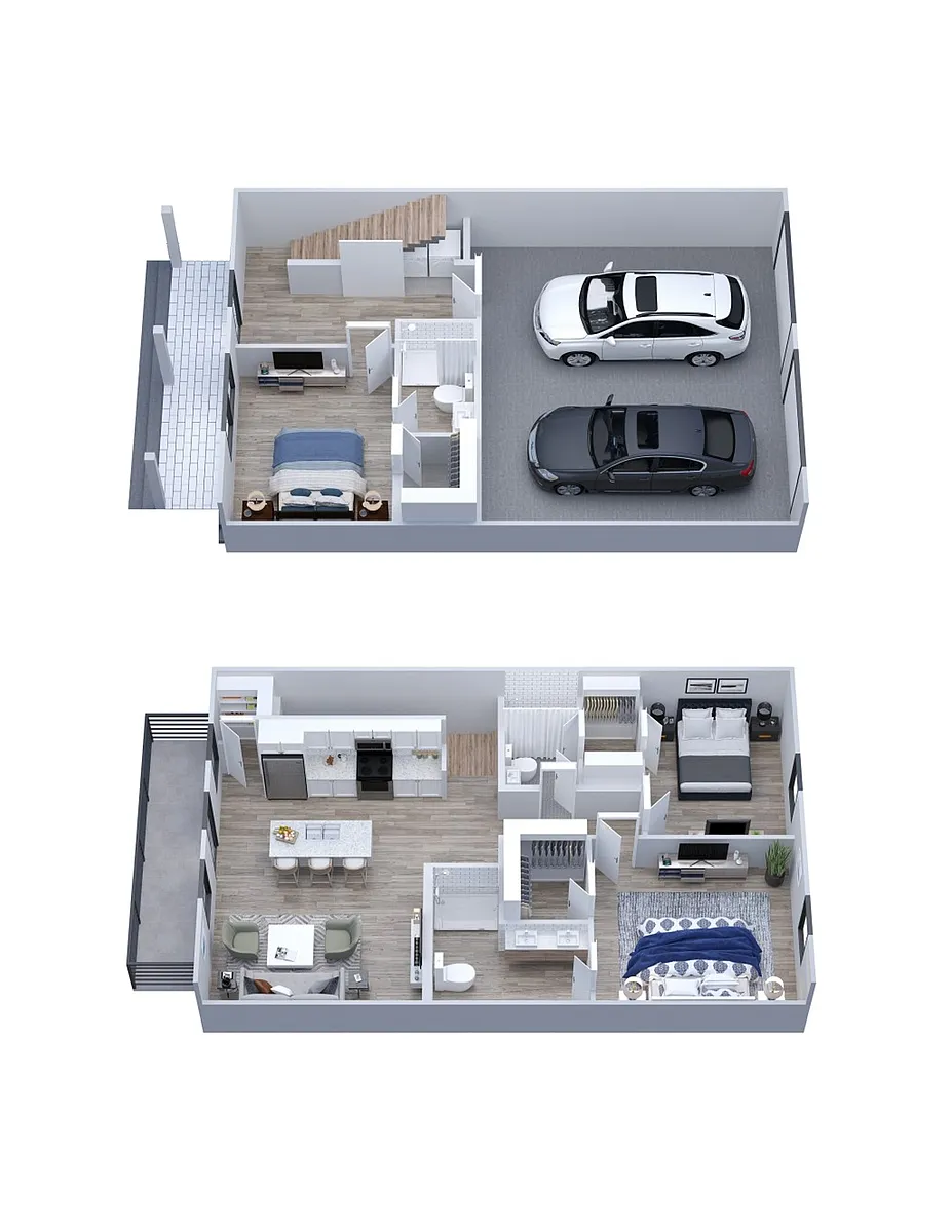 Floor plan 3 Bed 3 Bath 2 Car Garage