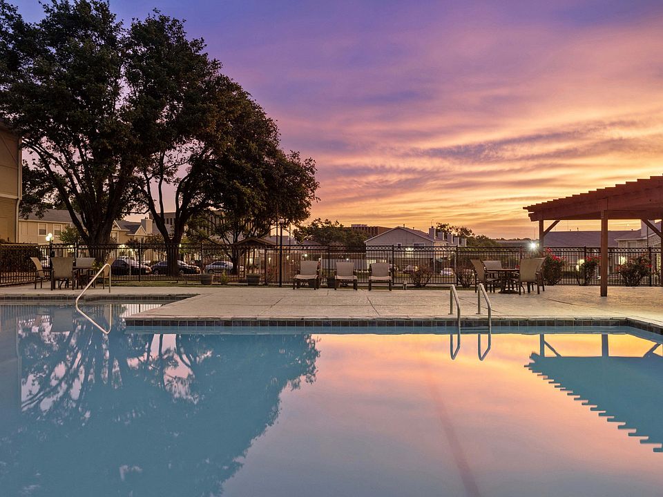 Pool-Side View at Chevy Chase in Austin, TX 78752