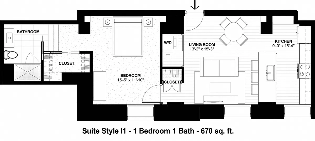 Floor plan Suite Style I1