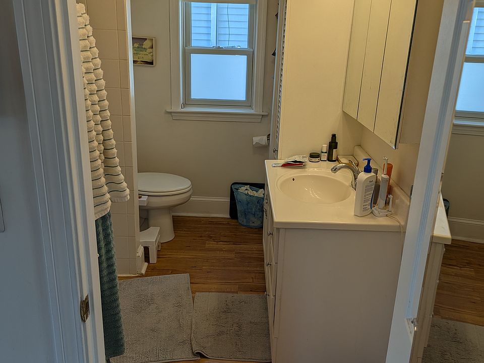 Bathroom with shower stall