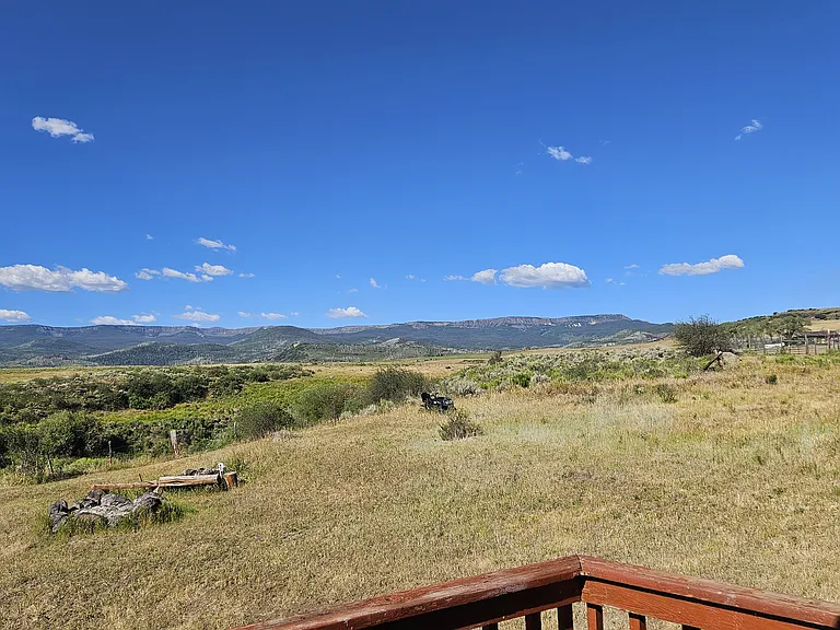 View from deck to small Flat Tops!