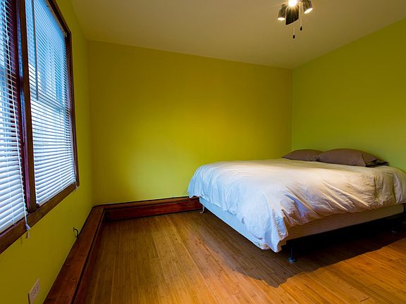 The room is painted now in more neutral color