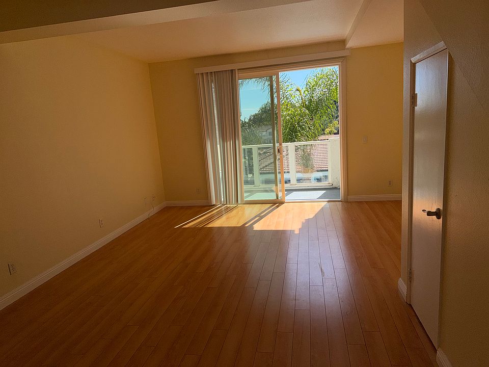 Living room with deck