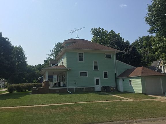 North facing side of house