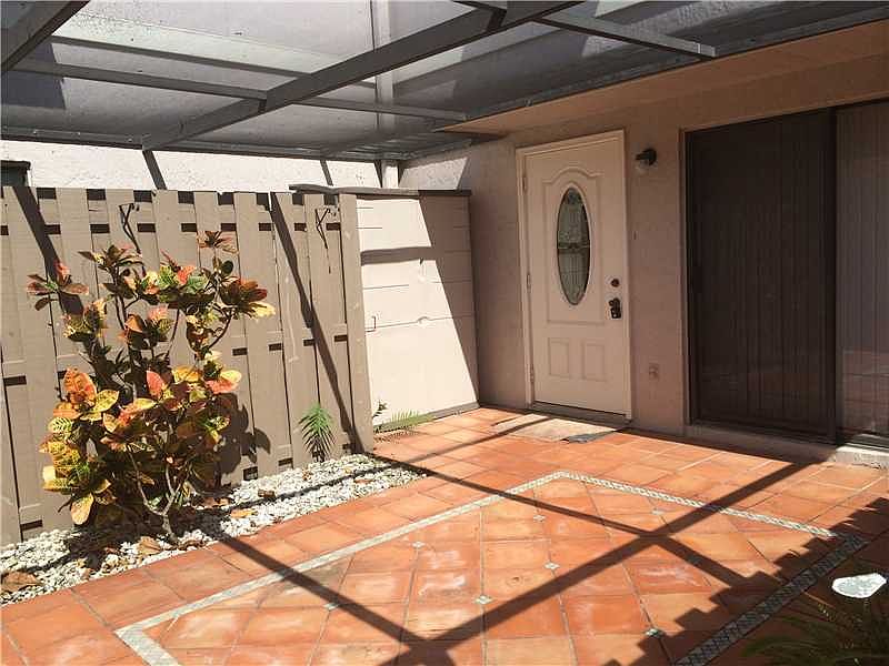 Entrance patio