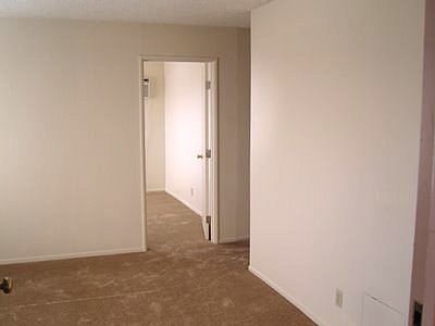 View from front door to bedroom