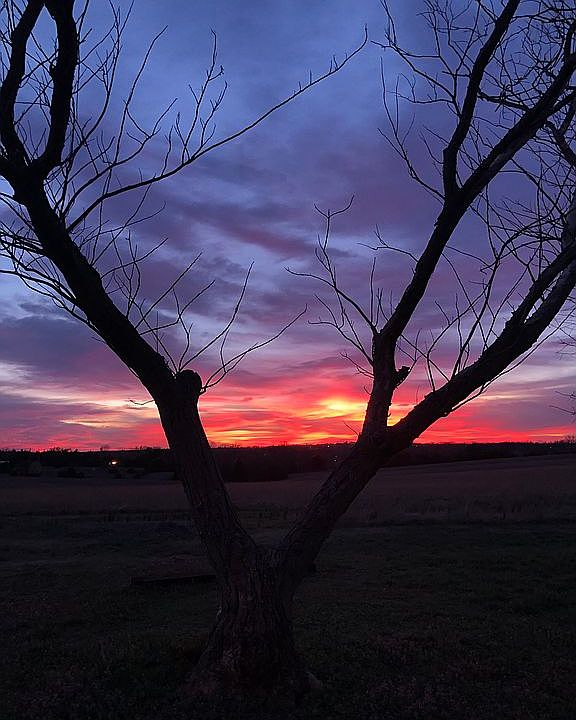 Beautiful sunset view