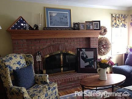 Beautiful Fireplace custom brass doors
