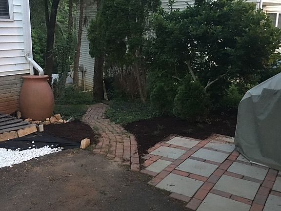 Front drive/patio/walk way