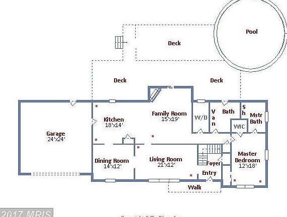Main Level Floor Plan