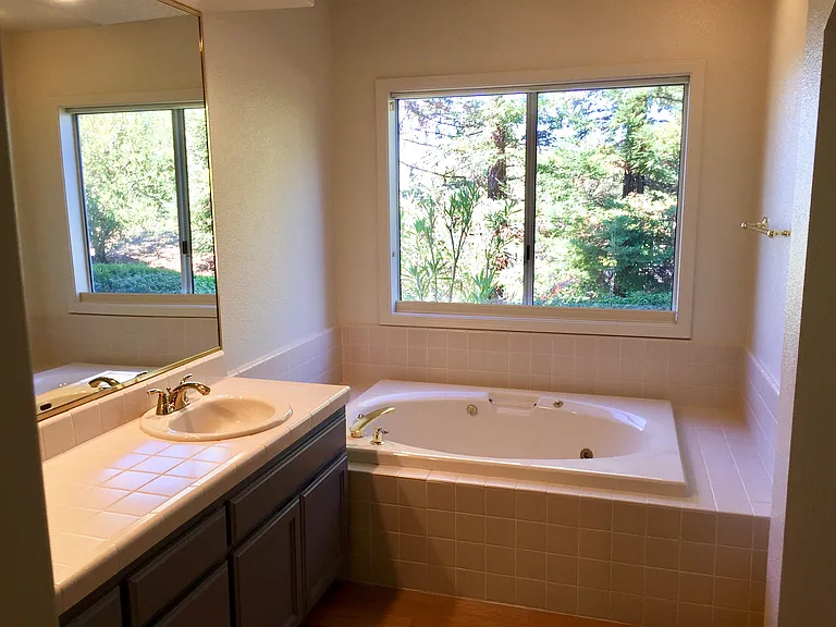 Jacuzzi Tub (shower not shown)