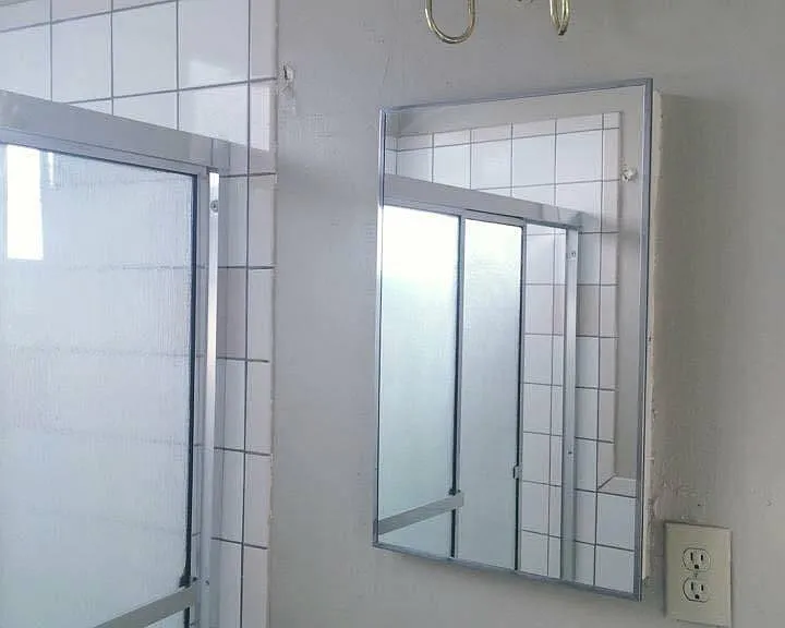 Bathroom vanity mirror.