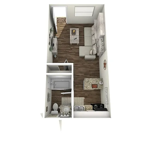 Floor plan Studio