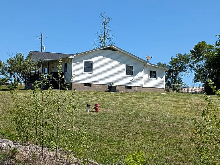 South edge of lot