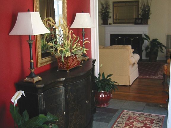 Welcome your guests to the slate foyer!